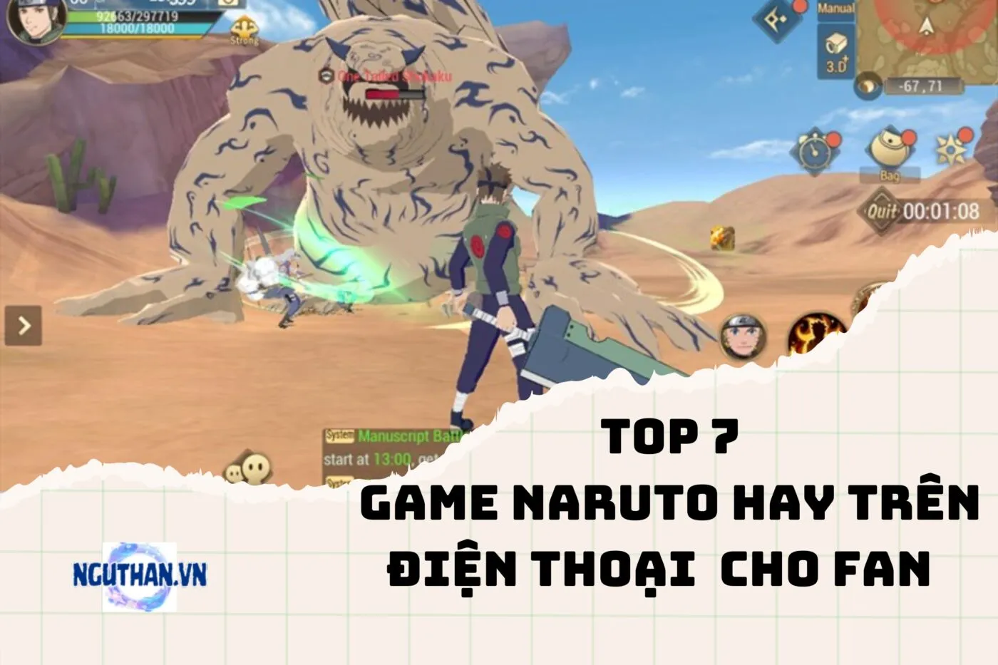 Top 7 game Naruto hay trên điện thoại cho fan cứng 2024