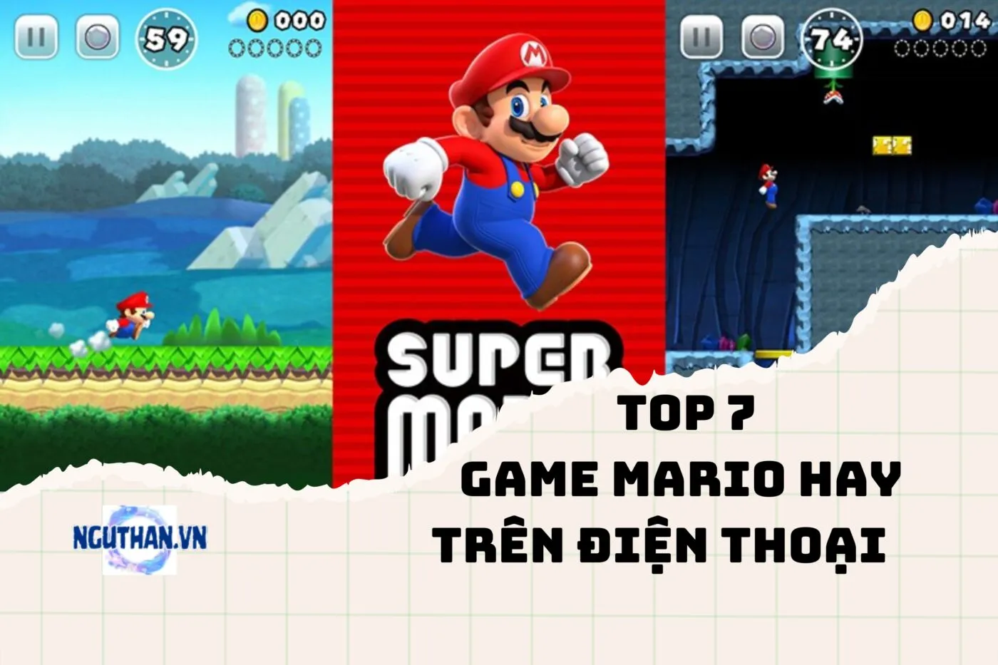 Top game Mario hay trên điện thoại 2024 chơi là nghiện